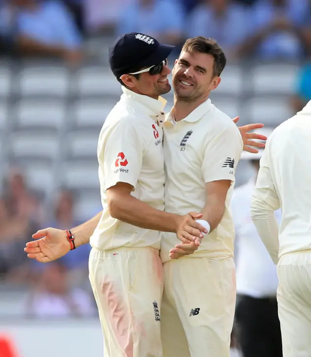 Alastair Cook and Jimmy Anderson