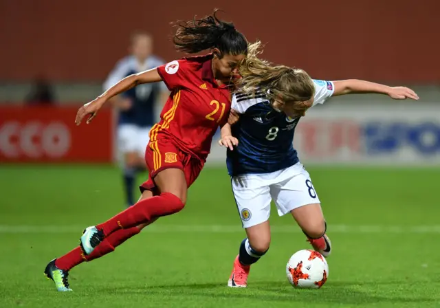 Erin Cuthber of Scotland