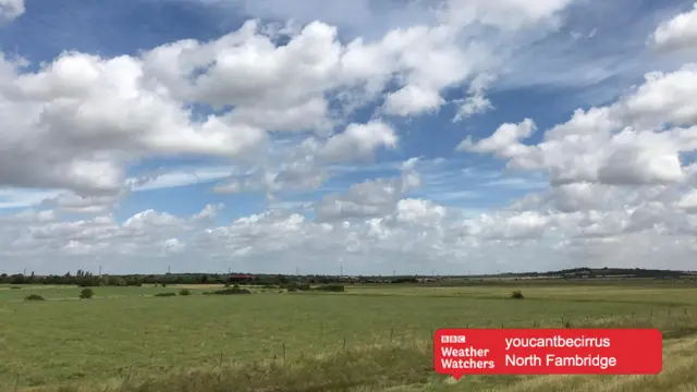 Clouds in North Fambridge.