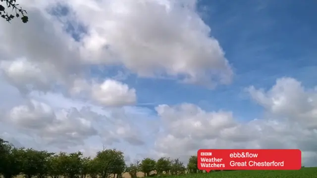 Clouds in Great Chesterford.