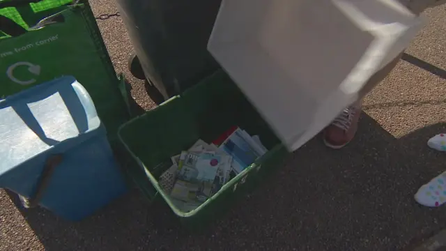 Recycling bins