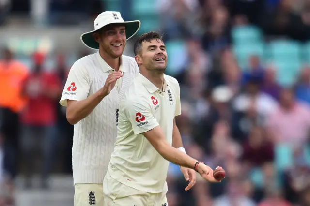 Stuart Broad and James Anderson