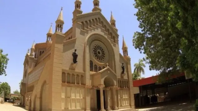 St. Matthew's Catholic Cathedral near the Sudanese capital Khartoum