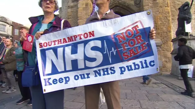 Nurses protest