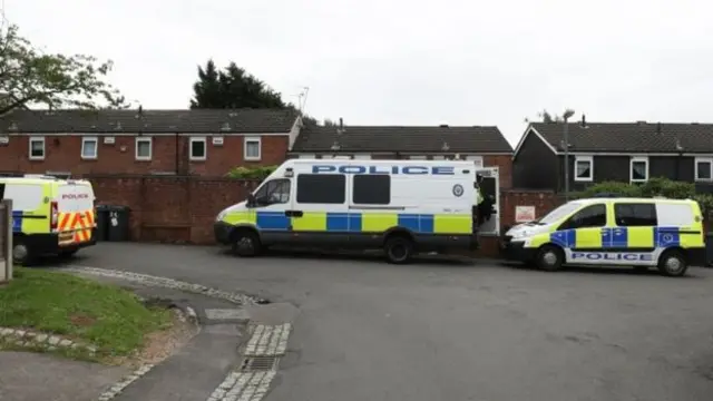 Police vehicles