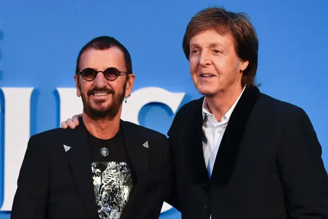 Ringo Starr and Sir Paul McCartney