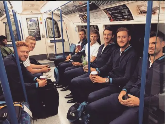 England on the tube