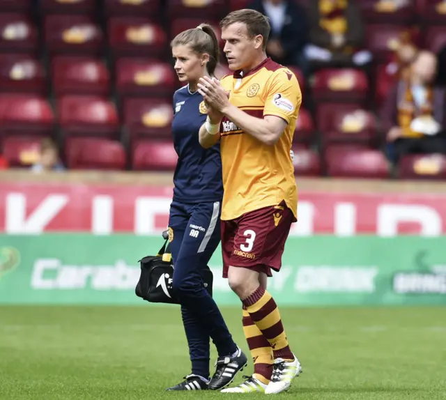 Motherwell defender Steven Hammell