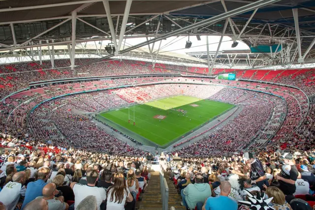 Wembley on Challenge Cup final day