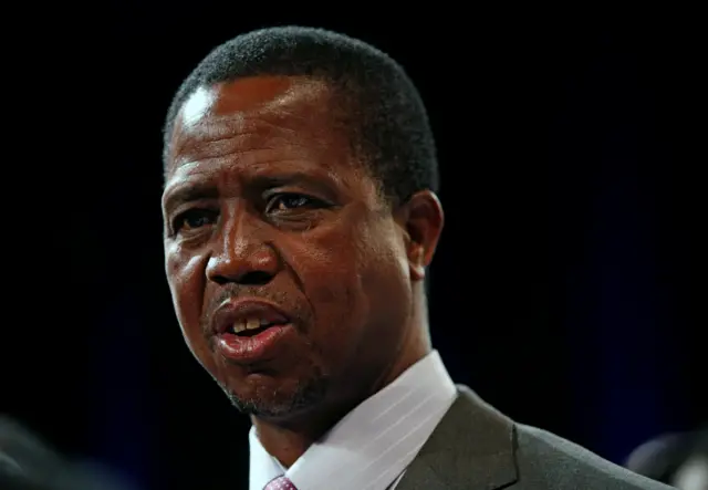 Zambian President Edgar Lungu