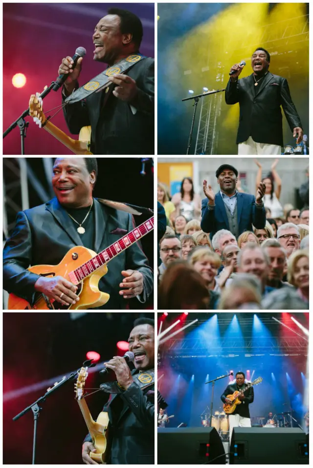 George Benson entertains in Scarborough