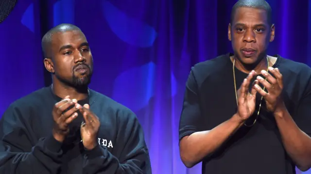 Kanye West and Jay Z