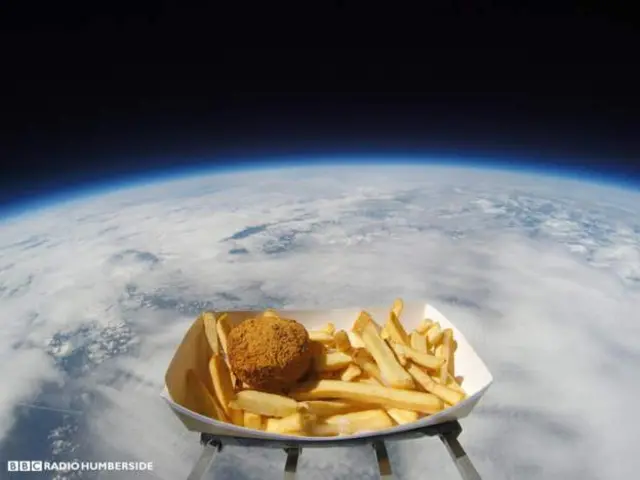 Pattie and chips in space