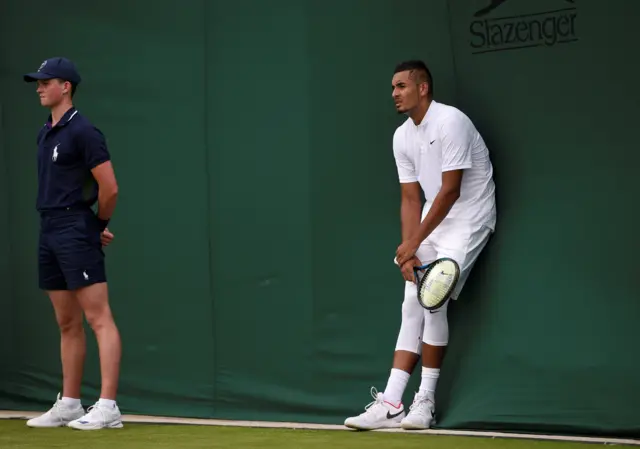 Nick Kyrgios at Wimbledon