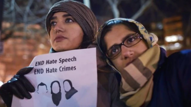 Protest against hate crime