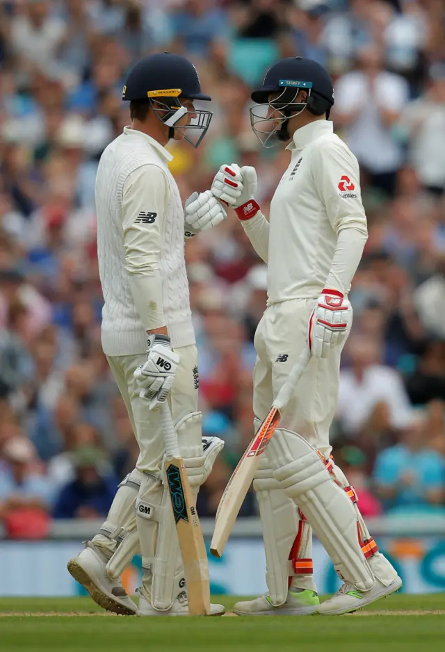 Tom Westley and Joe Root