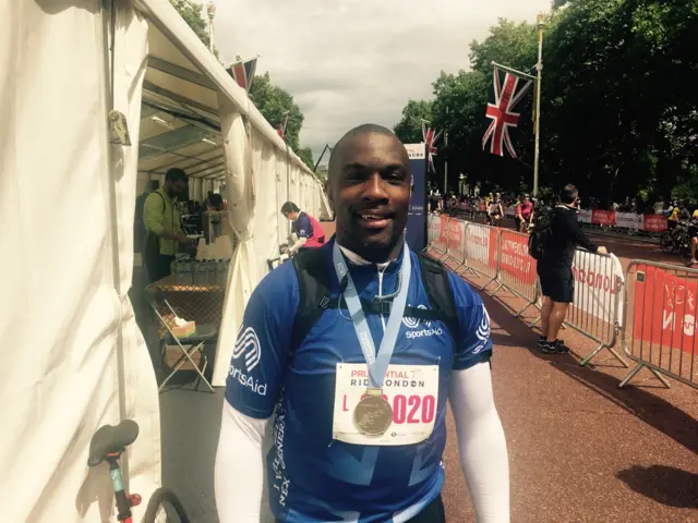 Derek Redmond on completing RideLondon