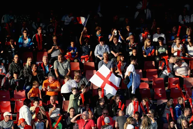 England supporters