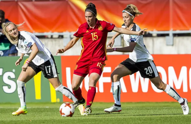 Sarah Puntigam of Austria, Silvia Meseguer of Spain and Lisa Makas of Austria