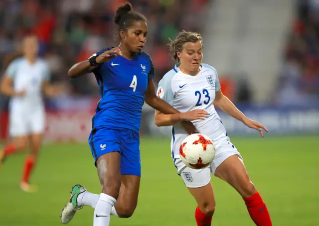 Laura Georges and Fran Kirby