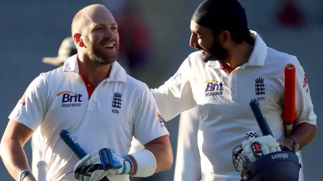 Matt Prior and Monty Panesar