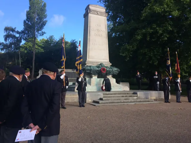 Wreath laying at Passschendaele ceremonony