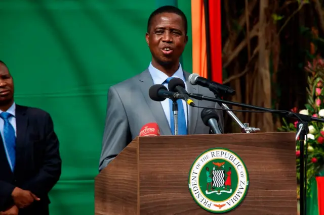 Zambian President Edgar Lungu