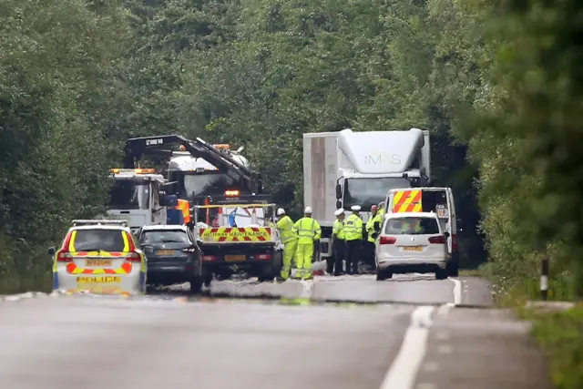 Crash on A361