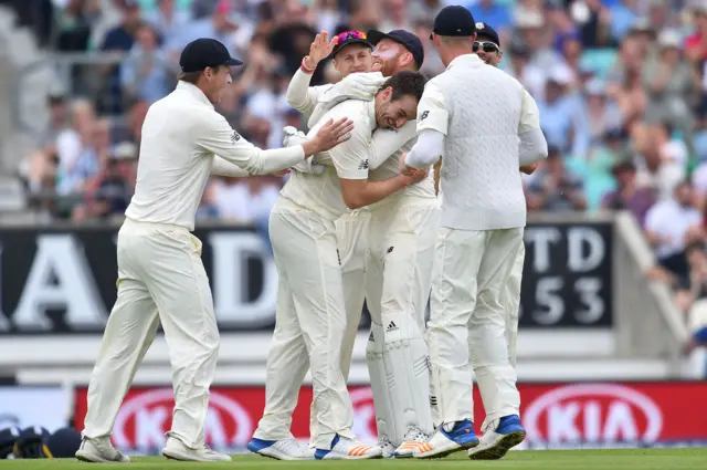 England celebrate