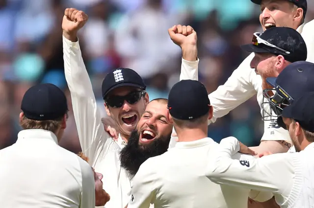 England celebrate