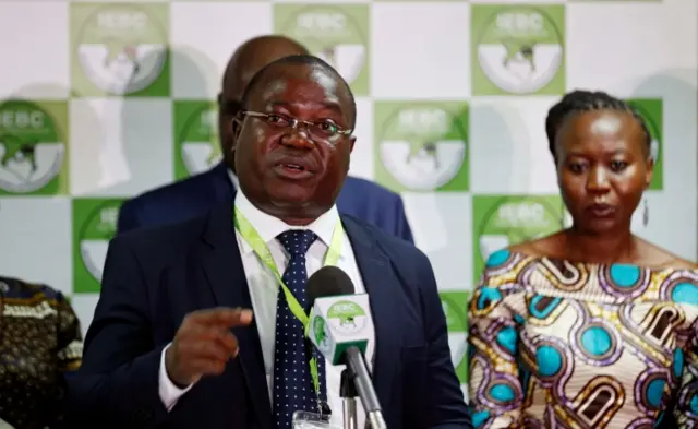 Kenyan Independent Electoral and Boundaries Commission (IEBC), Information and Communication Technology (ICT) Director, Chris Musando addresses a news conference at the commission"s headquarters in Nairobi, Kenya, July 6, 2017.