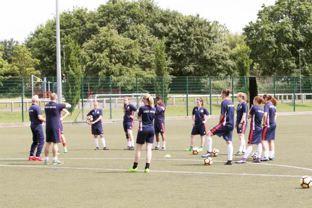 Great Britain's women’s deaf football squad