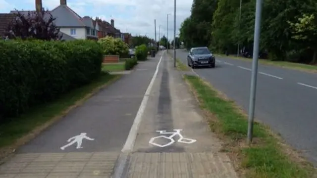 Sleaford cycle path