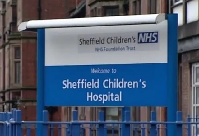 Sheffield Children's Hospital sign