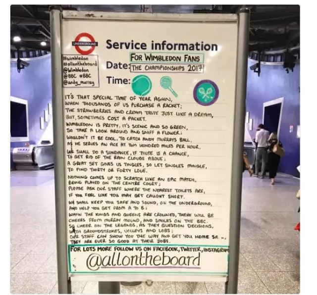 London Underground sign