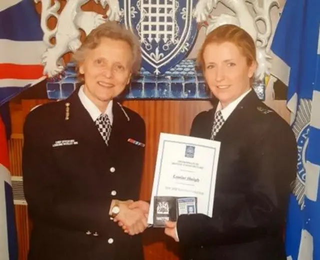 Louise Haigh as a special constable