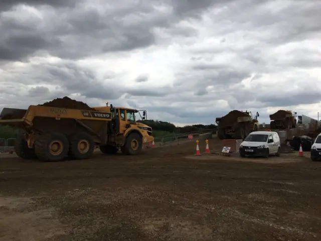 A14 construction site