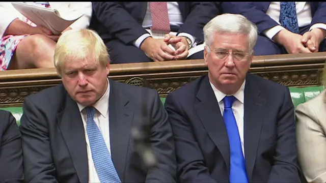 Boris Johnson and Michael Fallon