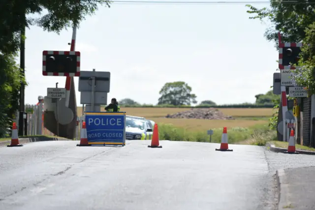 Harston/Newton level crossing