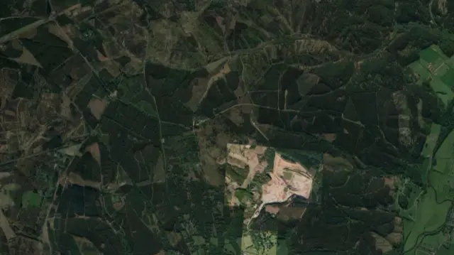 Cannock Chase from satellite