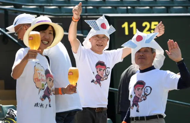 Kei Nishikori fans