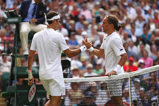 Federer and Dolgopolov