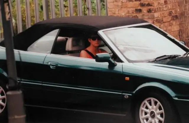 Diana, Princess of Wales in car