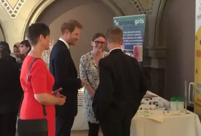 Prince Harry in Leeds