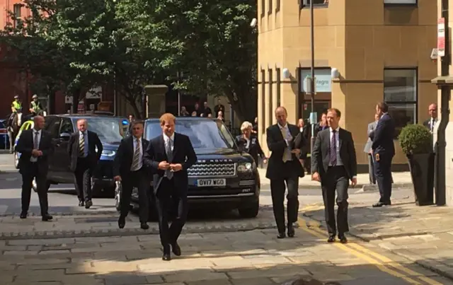 Prince Harry in Leeds