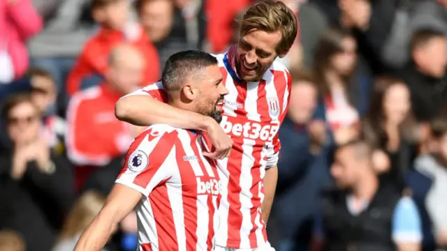 Jon Walters and Peter Crouch