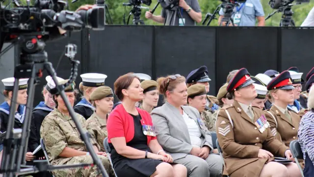 Women gathered at the event