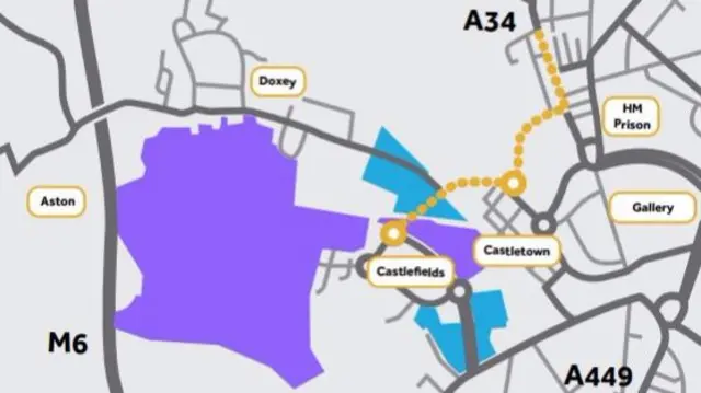 Map of the route