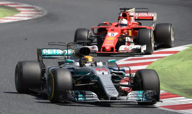 mercedes and ferrari
