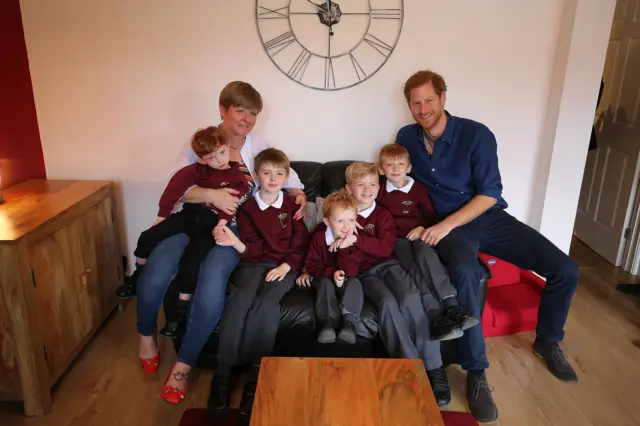 Prince Harry with Oliver Rooney